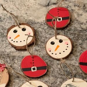 (4) Christmas Ornaments